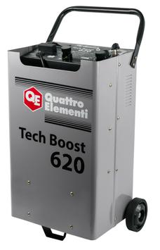 Пуско-зарядное устройство QUATTRO ELEMENTI Tech Boost 620 ( 12 / 24 Вольт, заряд до 90А, п (771-473)