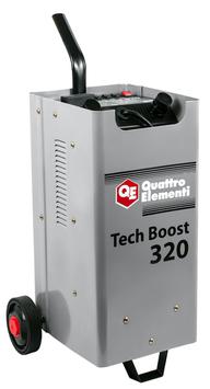 Пуско-зарядное устройство QUATTRO ELEMENTI Tech Boost 320 ( 12 / 24 Вольт, заряд до 45А, пуск до 300 А, 16кг)