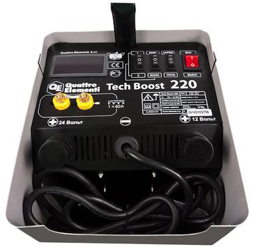 Пуско-зарядное устройство QUATTRO ELEMENTI Tech Boost 220 ( 12 / 24 Вольт, заряд до 30А, п (771-435)