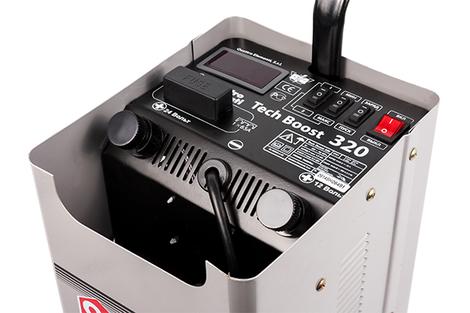Пуско-зарядное устройство QUATTRO ELEMENTI Tech Boost 320 ( 12 / 24 Вольт, заряд до 45А, пуск до 300 А, 16кг)