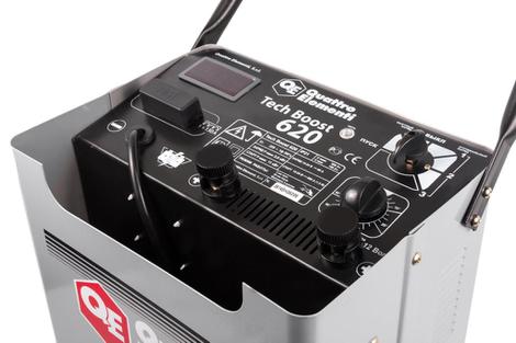 Пуско-зарядное устройство QUATTRO ELEMENTI Tech Boost 620 ( 12 / 24 Вольт, заряд до 90А, пуск до 590 А, таймер, 28 кг)