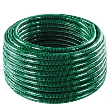 Шланг для воды садовый QUATTRO ELEMENTI  Smeraldo 3/4" 25 метров, армированный, толщина стенки 2,1 мм, ПВХ (246-777)