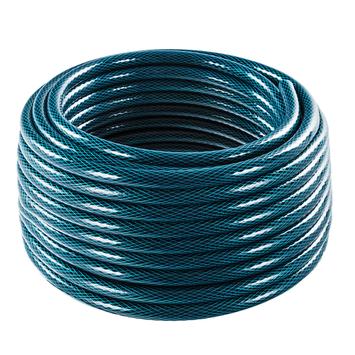 Шланг для воды садовый QUATTRO ELEMENTI Acquamarina 3/4" 25 метров, армированный, толщина стенки 2,4 мм, ПВХ (246-814)