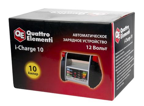 Зарядное устройство QUATTRO ELEMENTI i-Charge 10 (12В, 10/6/2 А) полный автомат (771-152)
