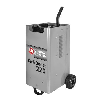 Пуско-зарядное устройство QUATTRO ELEMENTI Tech Boost 220 ( 12 / 24 Вольт, заряд до 30А, пуск до 200 А, 15кг)