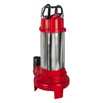 Насос фекальный QUATTRO ELEMENTI Sewage 2500F Ci-Cut (2500 Вт, 30000 л/ч, грязевой, 17 м, 21 кг, чугун, с НОЖОМ)