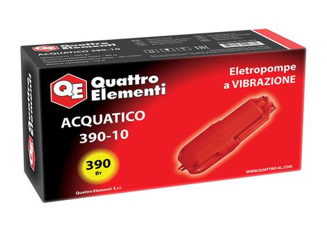 Насос вибрационный QUATTRO ELEMENTI Acquatico 390-10 (390 Вт, 1560 л/ч, для чистой, 80м, кабель10 м