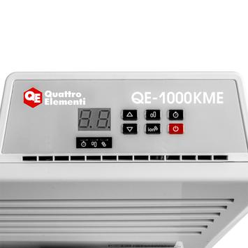 Нагреватель воздуха электрический QUATTRO ELEMENTI QE-1000KME конвекторный (1 кВт, с эл.блоком управления, ТЭН монолит.)