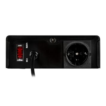Стабилизатор напряжения настенный QUATTRO ELEMENTI Stabilia 500 W-Slim (500 ВА, 140-270 В) (917-766)