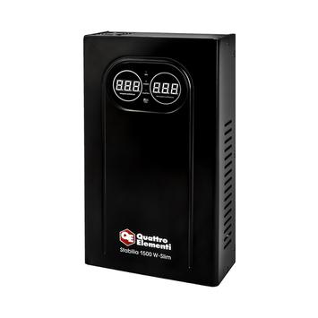 Стабилизатор напряжения настенный QUATTRO ELEMENTI Stabilia 1500 W-Slim (1500 ВА, 140-270 В) (917-780)