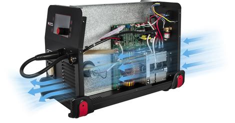 Аппарат полуавтомат. сварки, инвертор QUATTRO ELEMENTI Multi Pro 200 (200A, 3 вида сварки MIG/TIG/MMA, катушка 5кг, дисплей)