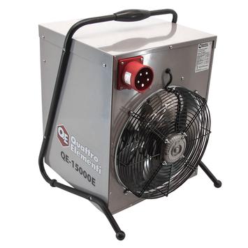 Нагреватель воздуха электрический с ТЭН QUATTRO ELEMENTI QE-15000 E (7,5/15,0 кВт, 380В-3ф, 1400 м3/час)