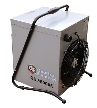 Нагреватель воздуха электрический с ТЭН QUATTRO ELEMENTI QE-36000 E (18,0/36,0 кВт, 380В-3ф, 2400 м3/час)