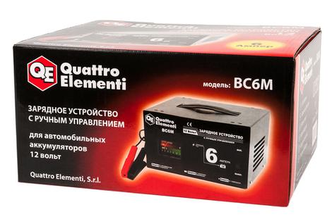 Зарядное устройство QUATTRO ELEMENTI BC  6M (12В, 6А) (770-070)