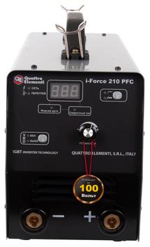 Аппарат электродной сварки, инвертор QUATTRO ELEMENTI i-FORCE 210 PFC (200A, ПВ 100%, до 5 (771-626)
