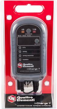 Зарядное устройство QUATTRO ELEMENTI i-Charge 7 (6 / 12В, 7 А, дисплей) полный автомат (771-695)
