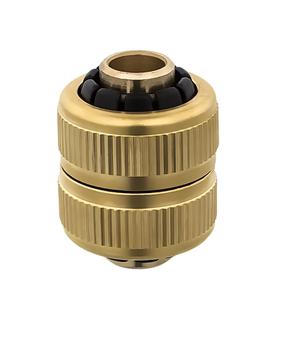 Муфта соединительная QUATTRO ELEMENTI для садового шланга 1/2" - 1/2", латунь