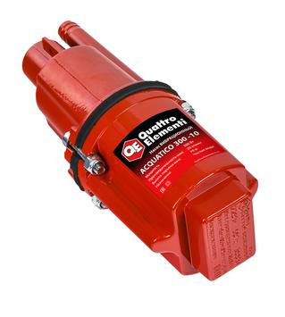 Насос вибрационный QUATTRO ELEMENTI Acquatico 300-10 (300 Вт, 1200 л/ч, для чистой, 70м, кабель10 м, верхний забор, 3,2кг) (910-348)