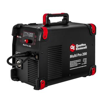 Аппарат полуавтомат. сварки, инвертор QUATTRO ELEMENTI Multi Pro 200 (200A, 3 вида сварки MIG/TIG/MMA, кат. 5кг, дисплей) (920-797)
